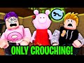 Can You Beat PIGGY CROUCHING ONLY!? (IMPOSSIBLE PIGGY CHALLENGE)