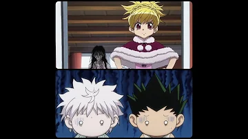 Gon and Killua training with bisky again / hxh english dubbed