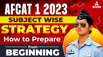 AFCAT 1 2023Subject wise Strategy How to Prepare from Beginning 🤔
