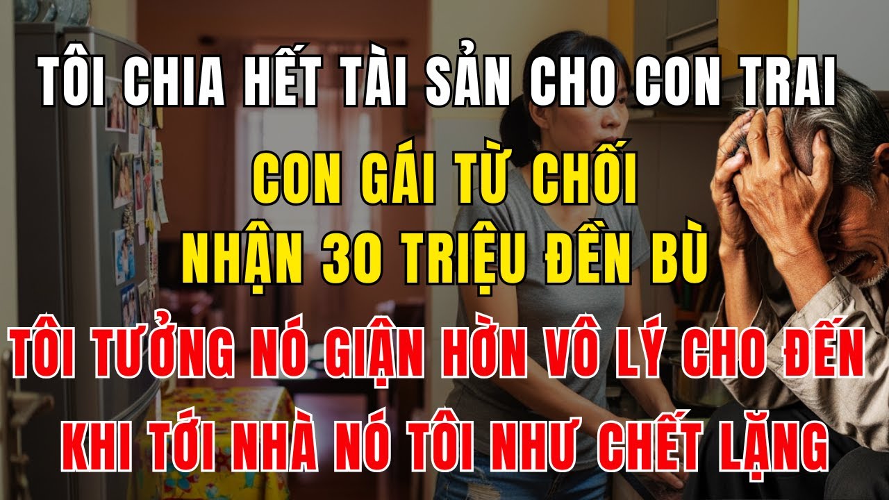 Chia Hết Tài Sản Cho Con Trai Và Con Dâu, Nhưng Câu Nói Của Con Gái Khiến Tôi Như Bị Tát Thẳng Mặt