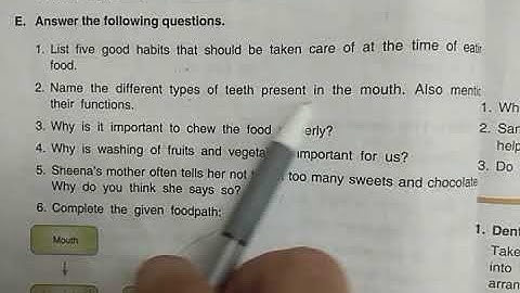 DAV Nahan Class-IV Science Revision (Lesson-1, Part-5)