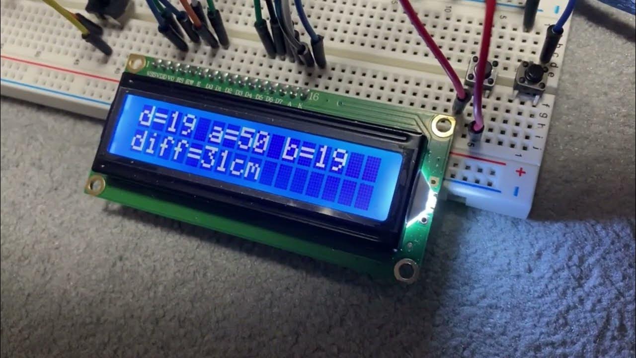 Measure length with ultrasonic #arduino #electronic #programming #電子工作 ...