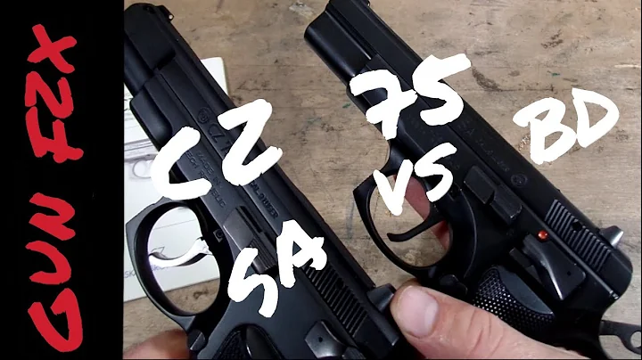 CZ  75  BD  vs  CZ  75  B  SA  -  decocker  vs  single action