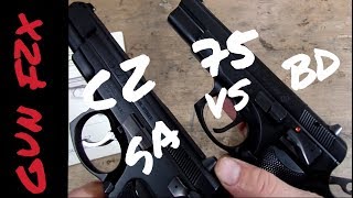 Cz 75 Bd Vs Cz 75 B Sa - Deer Vs Single Action
