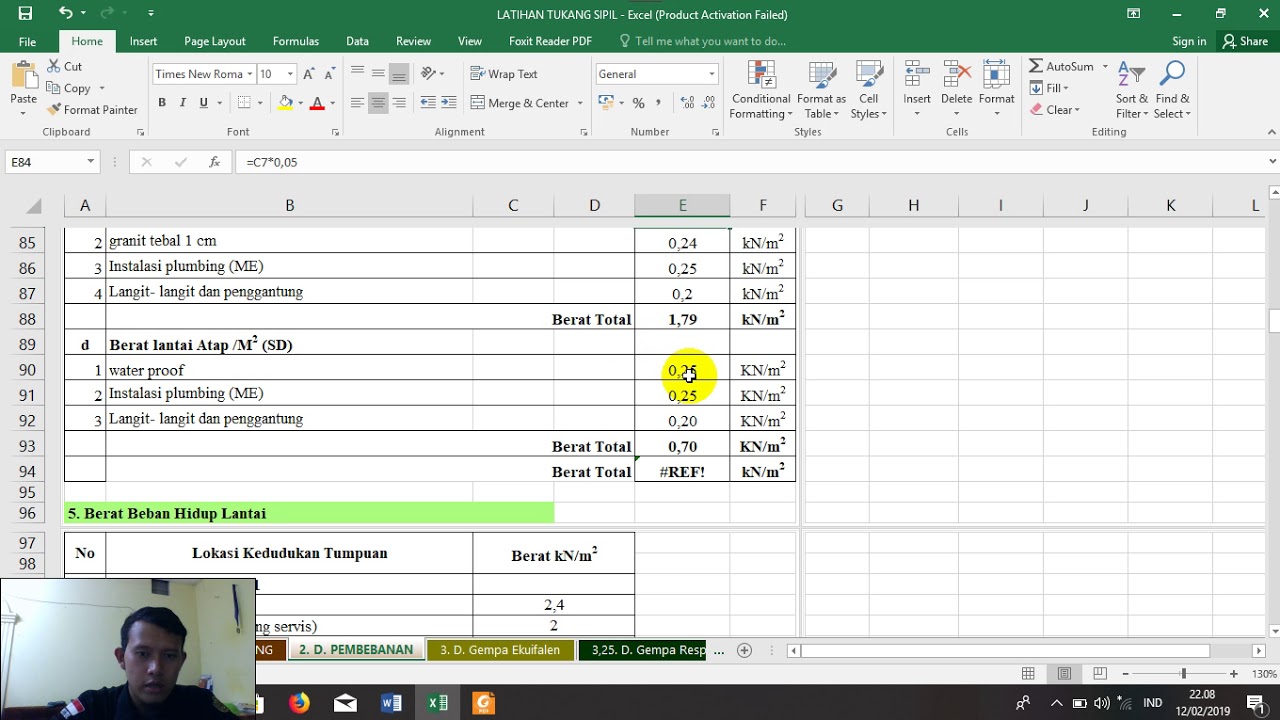 Bagian 2B, LATIHAN Analisis, Kontrol dan Desain Struktur Gedung Beton