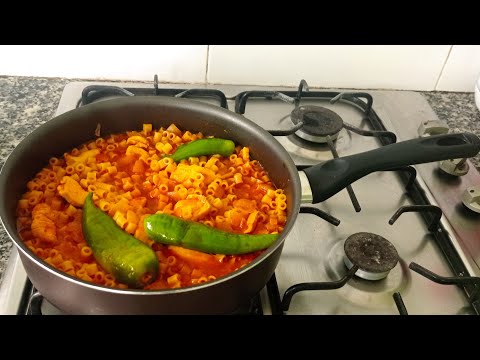 Mbakbka Libyan Pasta المبكبكة الليبية مكرونة جارية بايادي تونسية مع أمولة 