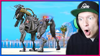 NEW Police Dog Robot in GTA 5!!