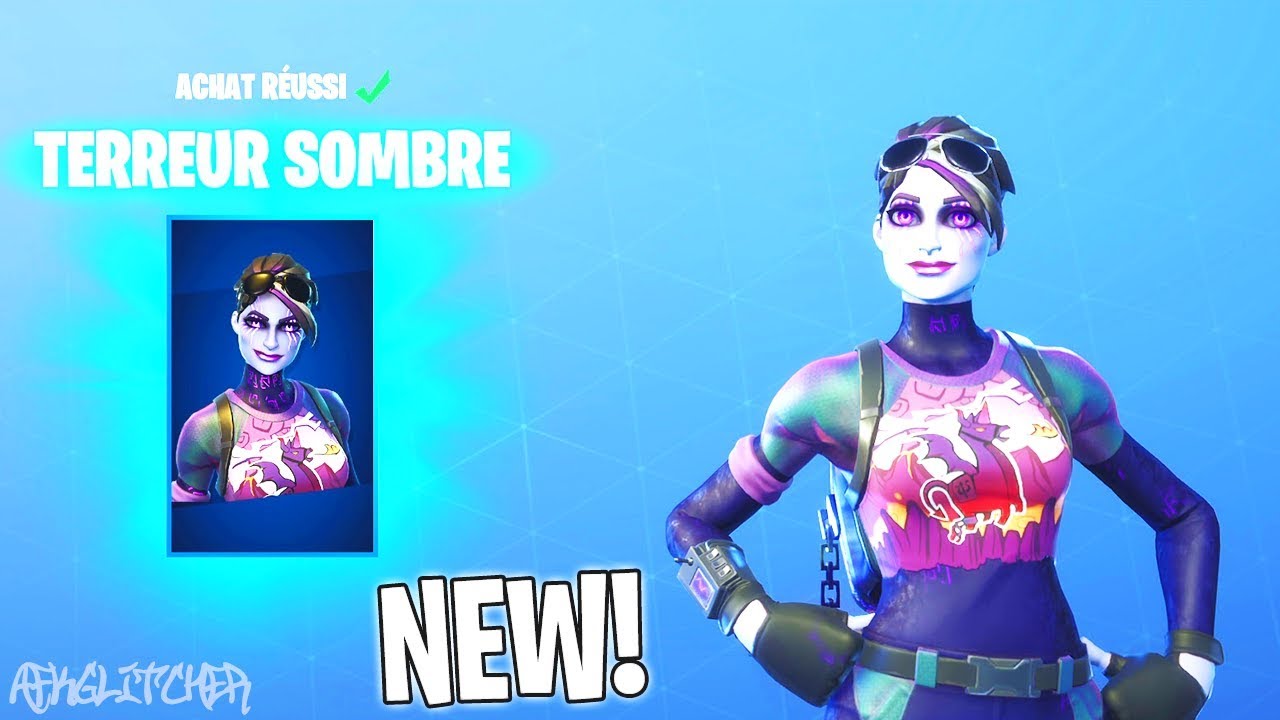 nouveau skin terreur sombre fortnite battle royale - fortnite terreur fluo et terreur sombre