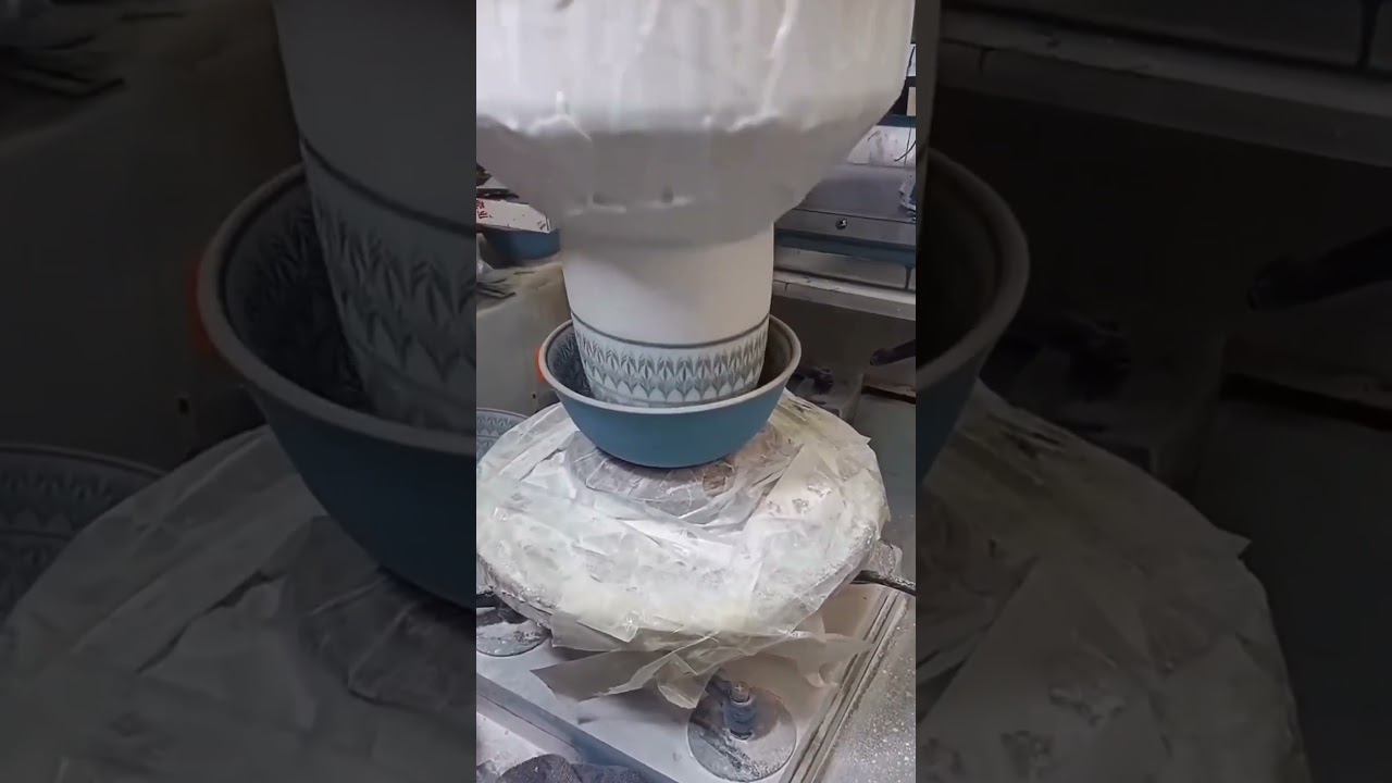 Silicone Pad Printing Process on Bowls