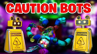 How Glamrock Bonnie Is Connected To The Caution Bots in FNaF Security Breach Ruin Theory