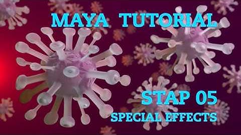 stap 05 - een virus in Maya