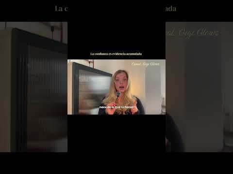 La confianza es evidencia ACUMULADA #confidence