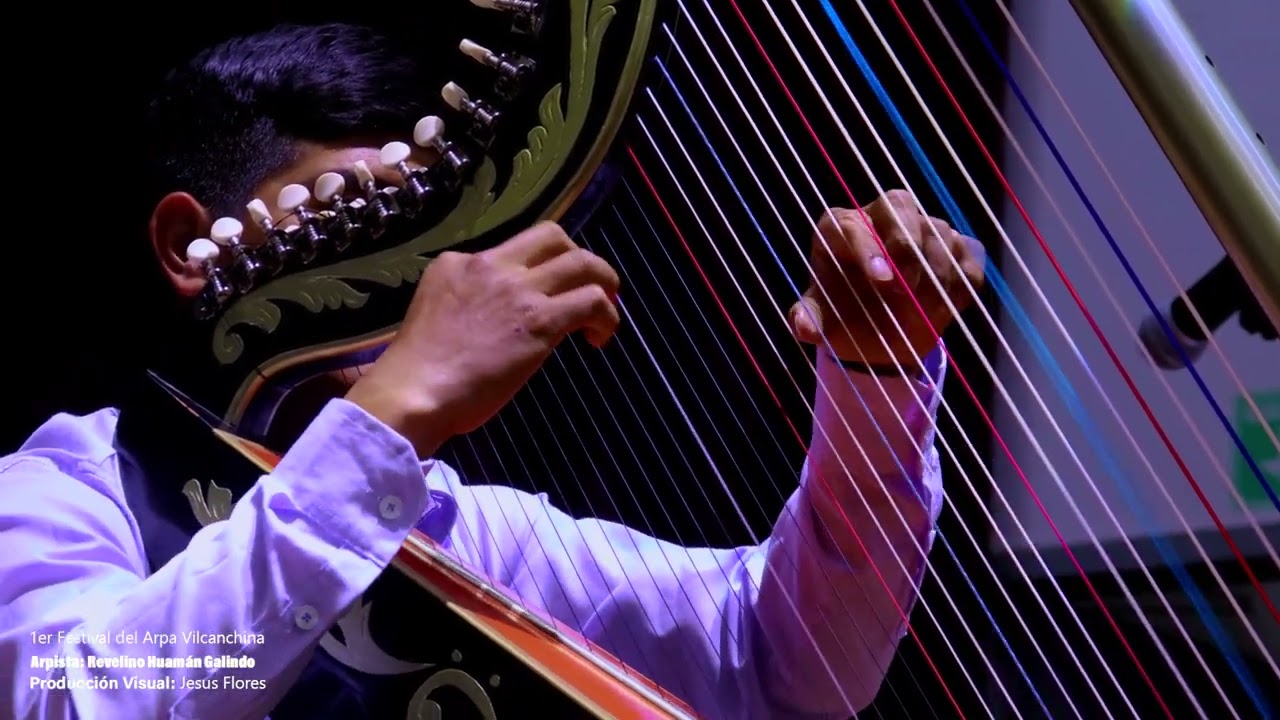 Revelino Huaman Galindo. Primer Festival de Arpa Vilcanchina.