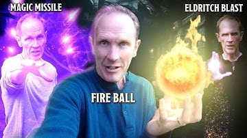 I tried making D&D Spells in my backyard