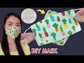 Diy New Breathable 3D Face Mask No Fog On Glasses Create Easy Pattern From Dish Sewing Tutorial |