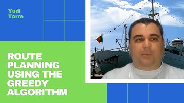 Route planning using the greedy algorithm