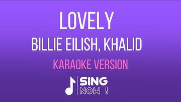 Thumbnail of BILLIE EILISH ft. KHALID - LOVELY ( KARAOKE VERSION )