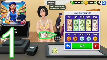 Supermarket 3D: Retail Empire - Gameplay Walkthrough Part 1 - New Store (iOS, Android GamePlay)