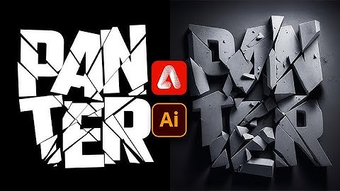 Cracked Text Effect REVEALED in Adobe Firefly and Illustrator