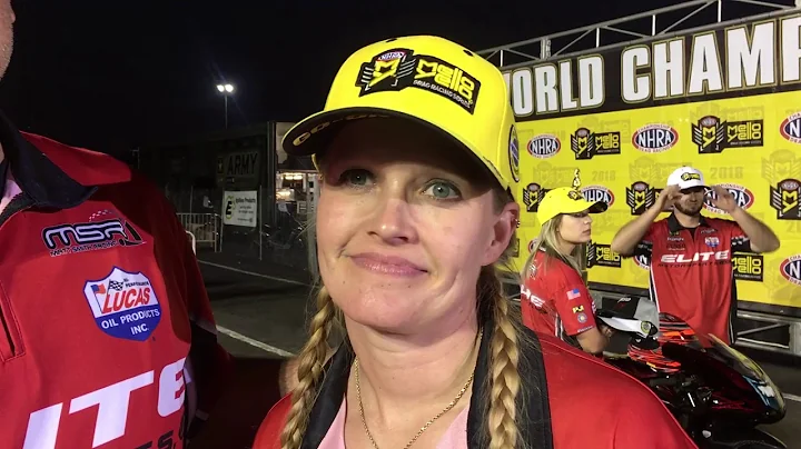 Husband and Wife NHRA Pro Stock Motorcycle Team Sh...