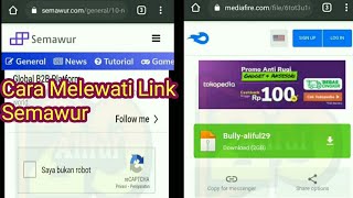 Cara Melewati Link semawur