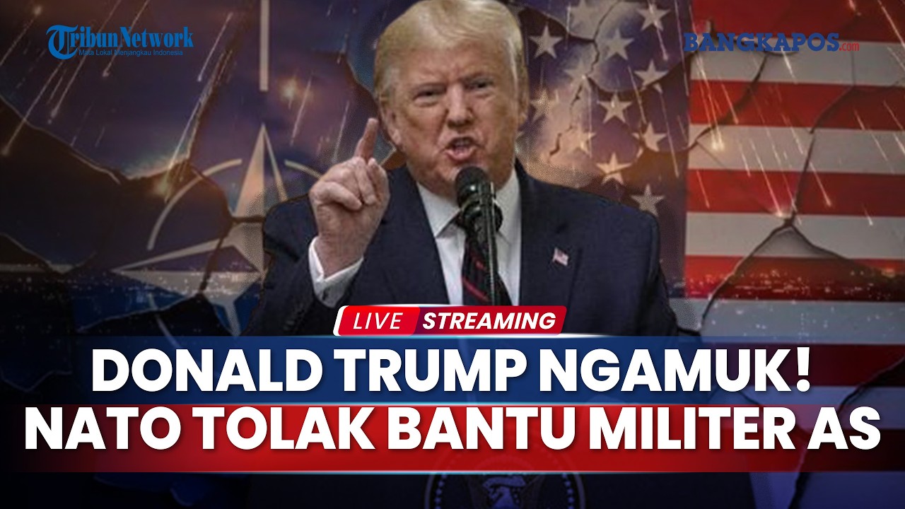 🔴 Donald Trump Meradang! NATO Kompak Menolak Bantu Militer AS Menyerang Wilayah Iran