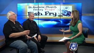 Annual Lenten fish fry fundraisers every Friday on the island