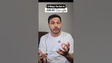 4 Ways to Get A Job At Google #hiring  #google #collegestudents