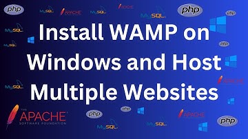Install WAMP on Windows and Host Multiple Websites (apologies for the low volume)
