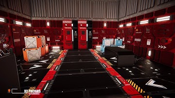 Sci-Fi Corridors II for Unity 3D - 4K, 30fps