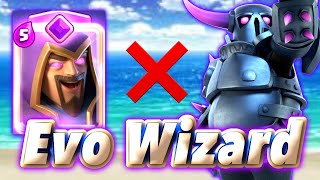 Evo Wizard × PEKKA is broken🫣-Clash Royale