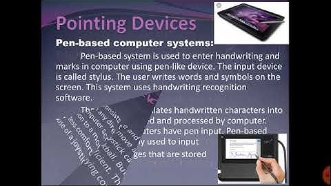 Computer 1st year Lecture#8 Pointing Devices By Prof  Kashif Abbas