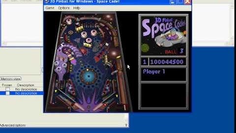 how to hack pinball with cheat engine 5.4