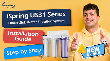 How to Install iSpring US31 Under Sink Water Filtration System | Step by Step Easy DIY