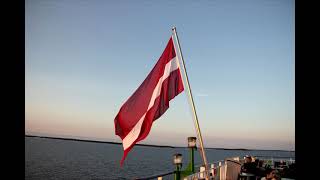 Footage. футаж  флаг Латвии
