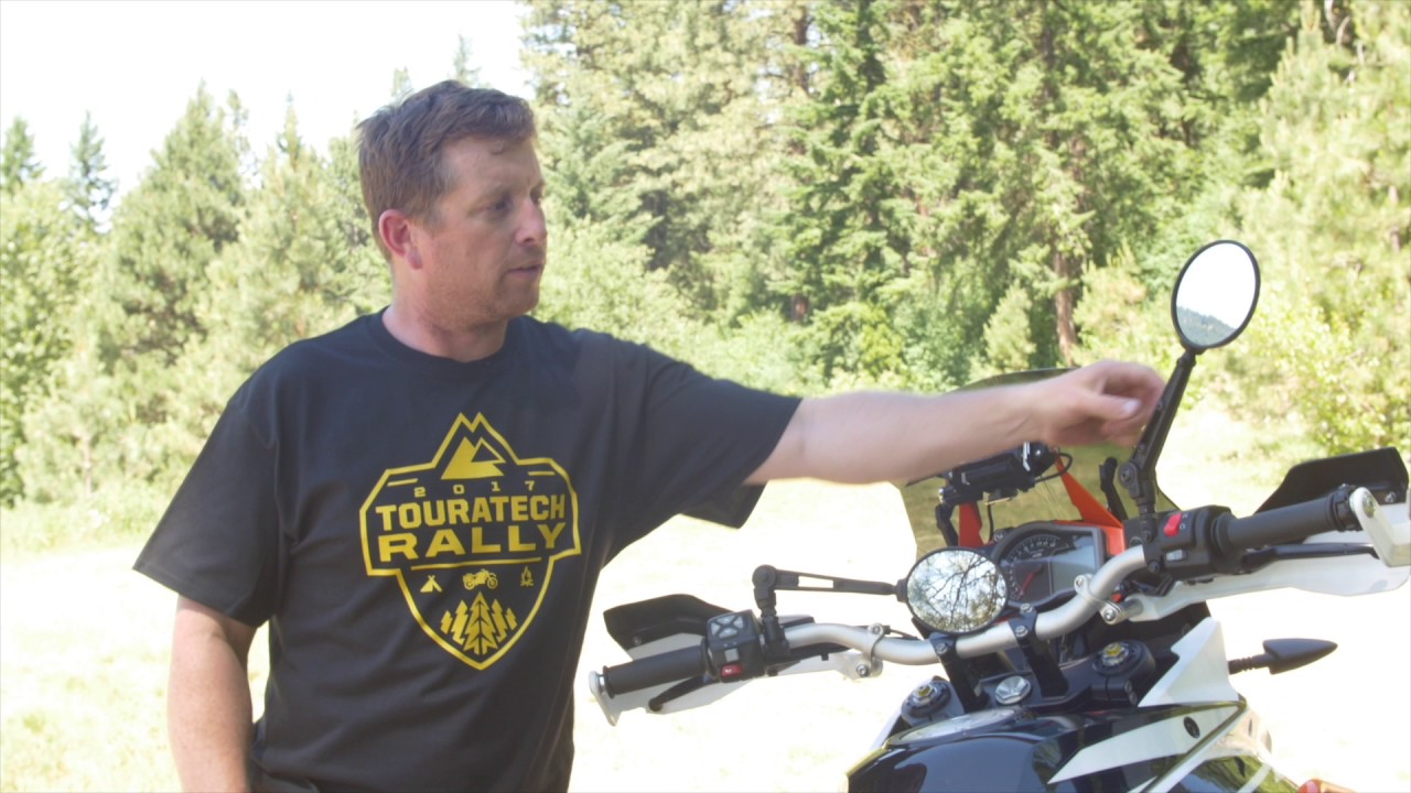 KTM 1090 Adventure R: Touratech Adjustable Folding Mirrors