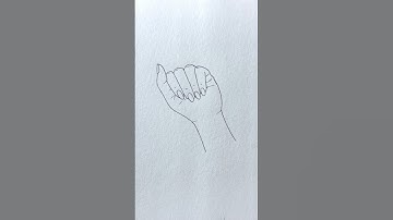 Hand Drawing Tutorial #shorts #shortsfeed #youtubeshorts #art