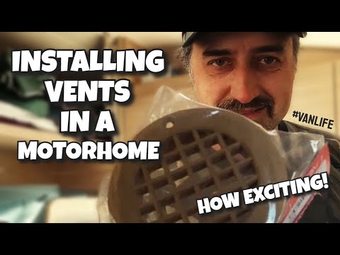 INSTALLING VENTS in a Motorhome | A DIY Solution | How Exciting! #vanlife