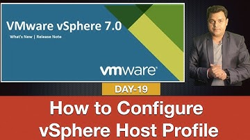 How to configure vSphere Host Profile step by step guide | vSphere 7.0 Training certification.