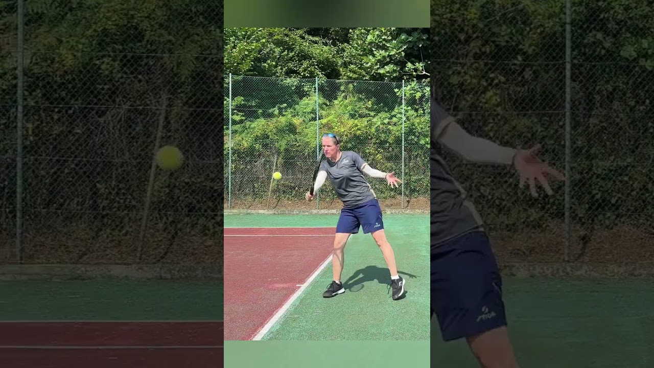 How do you get a really knifey backhand slice? #tennis