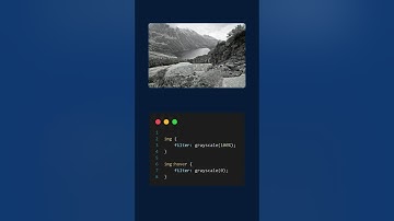 CSS Filter Greyscale | HTML CSS #html #css #tutorials