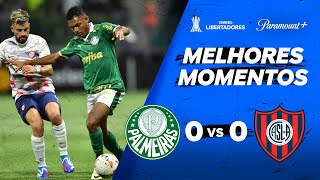 PALMEIRAS 0 x 0 SAN LORENZO - CONMEBOL LIBERTADORES 2024 | Paramount Plus Brasil