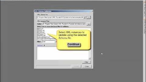 XML Thunder Validation