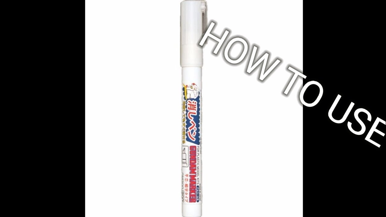 How to use gundam marker eraser (gundam model kits , gunpla) YouTube