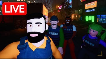 Playing a Crazy New Coop Horror Game - Headliners LIVE 🔴