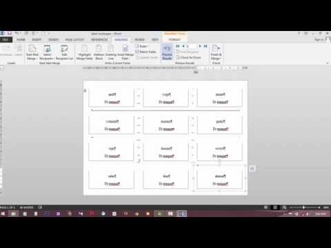 Tutorial Mailings Label Undangan Ukuran 103 Format Ms Word