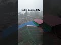 raining ice in #BaguioCity #hail