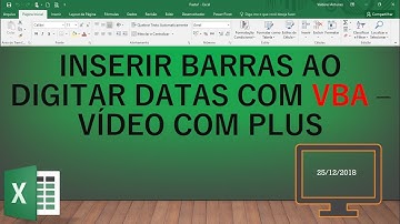 Inserindo Traços Automáticos entre Datas - Vídeo 84