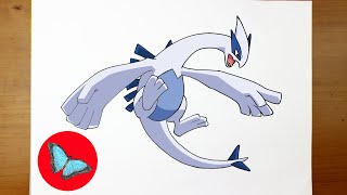 lugia (pokemon) drawn by bokubo