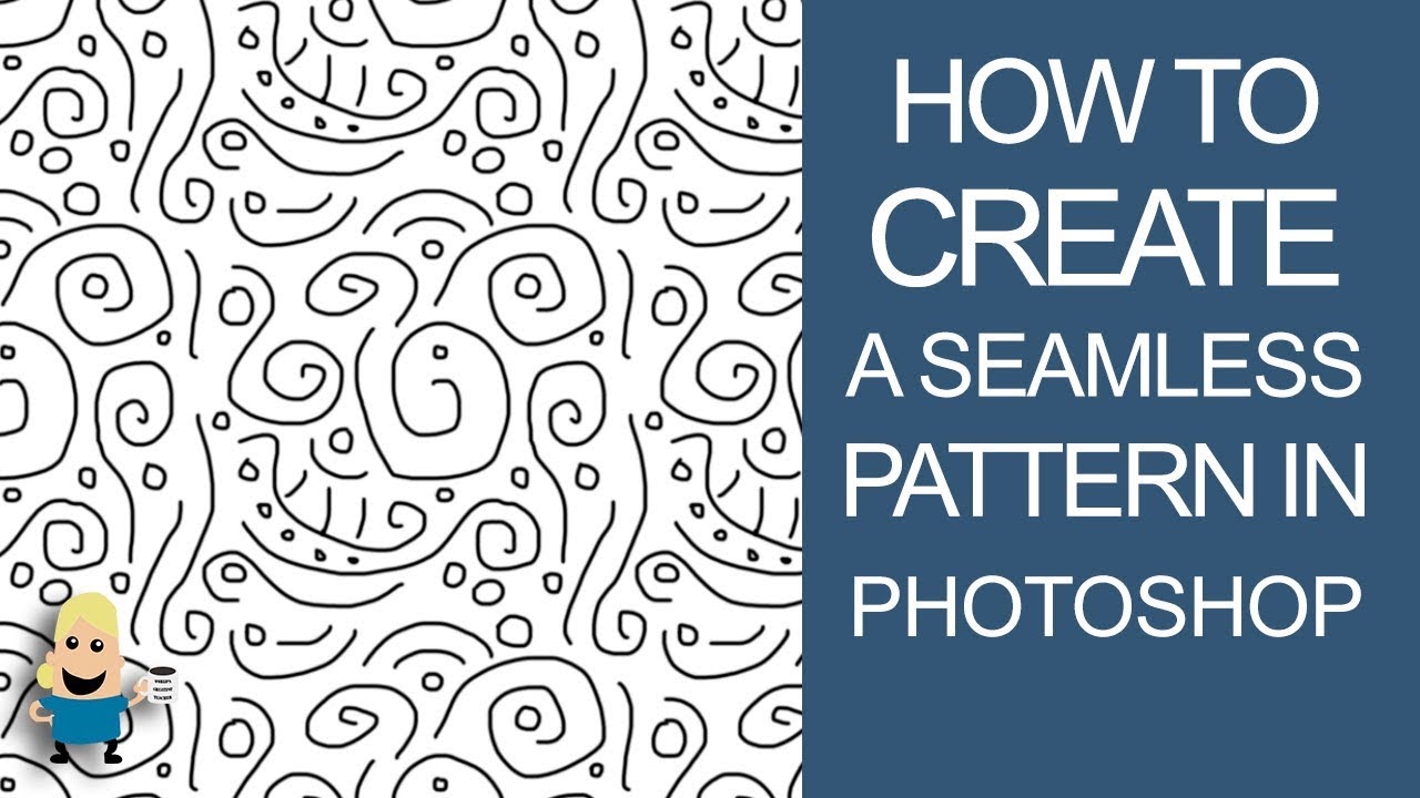 How To Create A Seamless Pattern In Photoshop Youtube